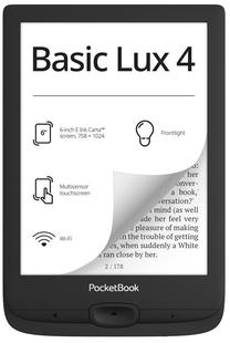 E-raamatu luger Pocketbook Lux Basic Lux 4, 8 GB, must v., 6"