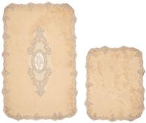 Vonios kilimėlių rinkinys Foutastic Selonya D 299ANR1467, šviesiai ruda sp., 100 cm x 60 cm