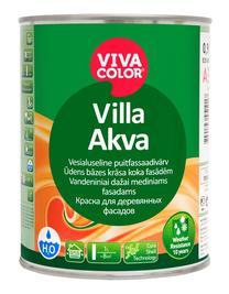 Краски для деревянных фасадов Vivacolor, белый цв., 0.9 л