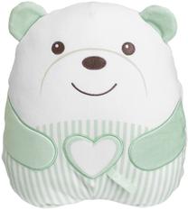 Mīkstā rotaļlieta lācis Chicco First Dreams Cuddly Meditation, zaļa krās., 25 cm