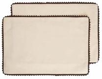Galda paklājiņš Homla Basic Nerium 246660, 45 cm x 30 cm, Brūna krās./Brūngans krās.