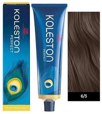 Matu krāsa Wella Professionals Koleston Perfect, dark blonde/gold krās., Dark Blonde/Gold 6/3, 60 ml