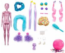 Lėlė Mattel Barbie Color Reveal Hair Swaps HBG39, 29 cm, įvairių spalvų
