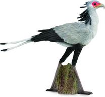 Фигурка-игрушка Collecta Secretary Bird 88796, 11.4 см, черный цв./серый цв.