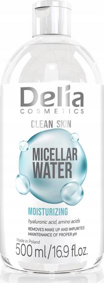 Micelārais ūdens Delia Cosmetics Clean Skin, 500 ml