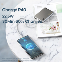 Lādētājs-akumulators (Power bank) Remax, 10000 mAh, 20 W, pelēka krās.