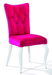 Valgomojo kėdė Kalune Design Rosa 813CLK2710, matinė, rožinė sp., 55 cm x 56 cm x 84 cm