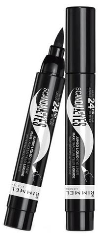 Acu laineris Rimmel London, melns krās. 1