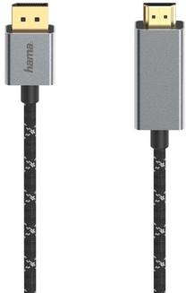 Kabelis Hama Premium HDMI, HDMI, 1.5 m, pelēka krās.