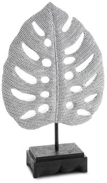 Dekoratyvinė figūrėlė Eldo Monstera Leaf, sidabro sp., 17 cm x 6 cm x 27 cm