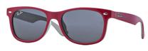 Спортивные солнцезащитные очки Ray-Ban New Wayfarer Junior RJ9052S 177/87 47-15, 47 мм, серый цв./фиолетовый цв.
