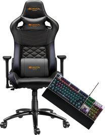 Žaidimų kėdė Canyon Nightfall GC-7, juoda