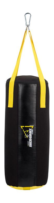 Bokso maišas Avento Punching Bag, juoda sp./geltona sp.