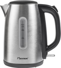 Elektrinis virdulys Bestron AWK1800, 1.7 l, juoda sp./nerūdijančiojo plieno sp.
