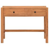 Rakstāmgalds ar atvilktnēm VLX Recycled Teak Wood 325264, 100 cm x 40 cm, 75 cm, brūna krās.