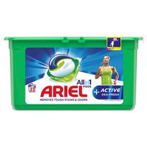Kapsulas mazgāšanai Ariel Active Deo, 32 gab.