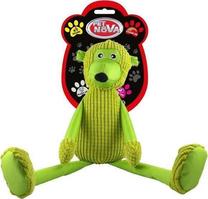 Rotaļlieta sunim, plīša manta Pet Nova Mr Green, zaļa krās.