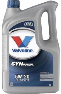 Motoreļļa Valvoline 5W - 20, sintētiskais, 5 l