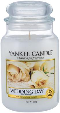 Svece, aromātiskā Yankee Candle, 110 h, balta krās.