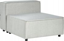 Modulinė sofa Beliani Aprica, pilka sp., 120 x 88 cm x 68 cm
