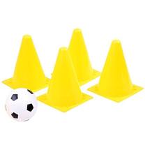 Игра для улицы Cones With Football Ball, желтый цв.
