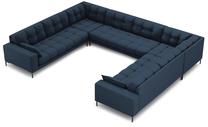 Sofa Micadoni Home Mamaia Panoramic, mėlyna sp., 337 x 256 cm x 75 cm