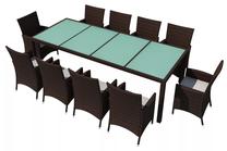Lauko baldų komplektas VLX 11 Piece Outdoor Dining Set with Cushions
