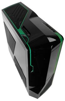 Kompiuterio korpusas NZXT, juoda sp./žalia sp.