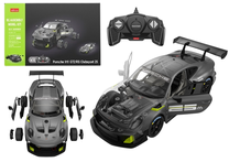 Конструктор, автомобиль Rastar Porsche 911 GT2, 68 шт., серый цв.