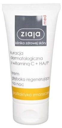 Ночные крем для лица Ziaja Dermatological Treatment Deeply Regenerating Women, 50 мл