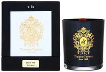 Svece, aromātiskā Tiziana Terenzi Black fire, 38 h, 170 g, melna krās.