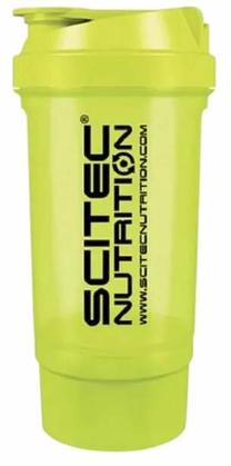 Sporta pudeles un šeikeri Scitec Nutrition Traveller Shaker, zaļa krās., plastmasa, 0.5 l