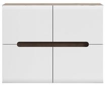Komoda Azteca Trio SFK4D, ruda sp., 84 cm x 41 cm x 105 cm