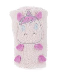 Pledas CuddleCo Comfi-Snuggle Sparkles The Unico, rožinis, 60 cm x 90 cm