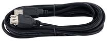 Laidas 4World USB 2.0 male, USB 2.0 female, 3 m, juoda sp.