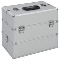 Lagaminas kosmetikai VLX Aluminium 91836, sidabro sp., 37 x 24 x 35 cm