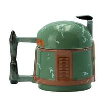 Krūzīte ABYstyle Star Wars Boba Fett 3D, zaļa krās., 300 ml