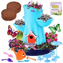 Комплект для выращивания растений LynSin Magical Garden, синий цв.