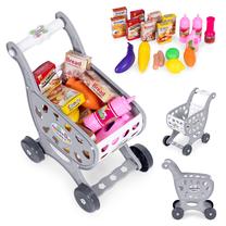 Veikala rotaļlietas EcoToys Shopping Cart, daudzkrāsains