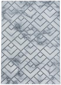 Kilimas vidaus Ayyildiz Naxos Marble, sidabro sp./pilka sp., 170 cm x 120 cm