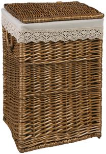 Skalbinių dėžė Home4you, ruda sp., 39 cm x 44 cm x 59 cm