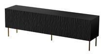 TV galds Cama Meble Jungle, zelta krās./melna krās., 190 cm x 40 cm x 59.5 cm