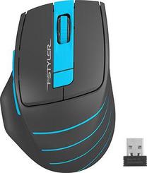 Belaidė žaidimų pelė A4Tech FG30, mėlyna sp./juoda sp.