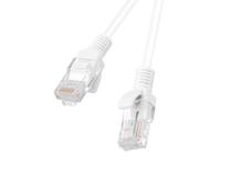 Kabelis Lanberg Patchcord CAT 6 PCU6-10CC-0025-W RJ-45, RJ-45, 0.25 m, balta sp.