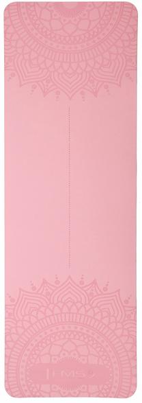 Fitnesa un jogas paklājs HMS YM10, rozā krās., 182 cm x 61 cm x 0.8 cm