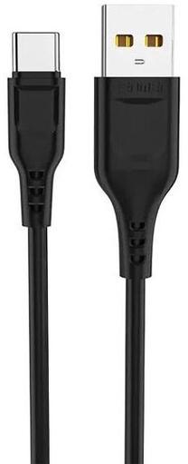 Kabelis Denmen Data Cable D23V USB Type A Male, Micro USB, 2 m, melna krās.