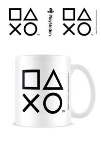 Krūzīte Pyramid International Playstation Shapes, balta krās., 315 ml