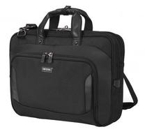 Nešiojamų kompiuterių krepšys Dicota Traveller Business, juoda sp., 15.6"