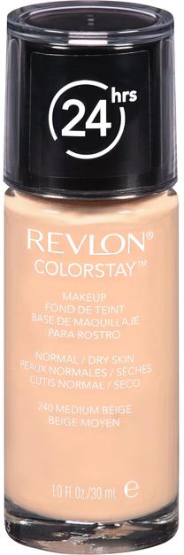 Skystas makiažo pagrindas Revlon Colorstay Normal Dry Skin, 240 medium beige, 30 ml