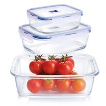Pārtikas kastes komplekts Luminarc Keep N Box, 0.38 - 1.2 l, caurspīdīga krās., 4 gab.